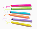 6 pc Motivational Wax Highlighter Set