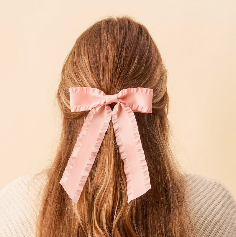 Ruffle Hair Bow