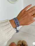 WWJD Embroidered Bracelet