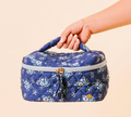 Glam & Go Quilted Cosmetic Bag-Endless Daydream Navy