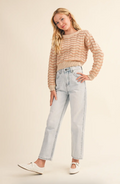 Adriana Pointelle Sweater