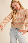 Adriana Pointelle Sweater