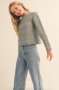 Amy Pointelle Sweater
