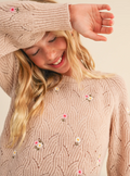 Cara Floral Sweater