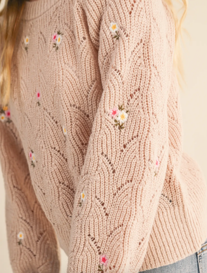 Cara Floral Sweater