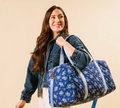 On-The-Go Quilted Weekender Bag-Endless Daydream Navy
