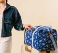 On-The-Go Quilted Weekender Bag-Endless Daydream Navy