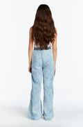 Girls Drawstring Wide Leg Pants by Tractr
