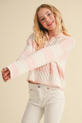 Jennie Cable Knit Polo Top