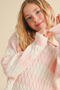Jennie Cable Knit Polo Top
