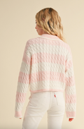 Jennie Cable Knit Polo Top