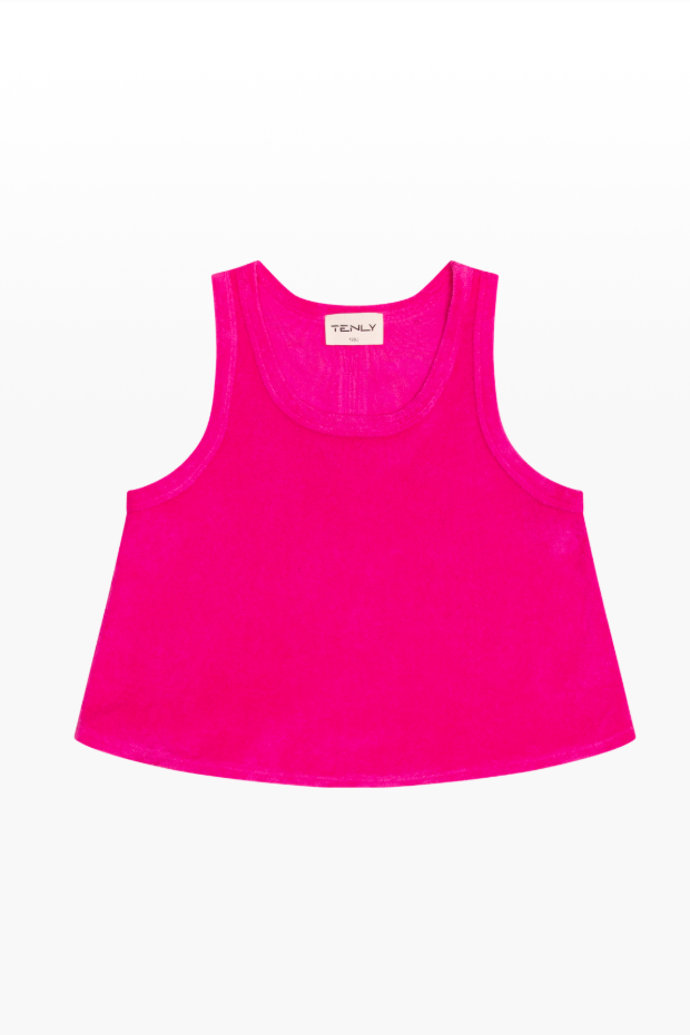 Terry Cloth Racerback Tank by TENLY