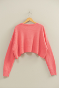 Penelope Cropped Knit Sweater