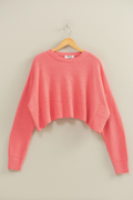 Penelope Cropped Knit Sweater