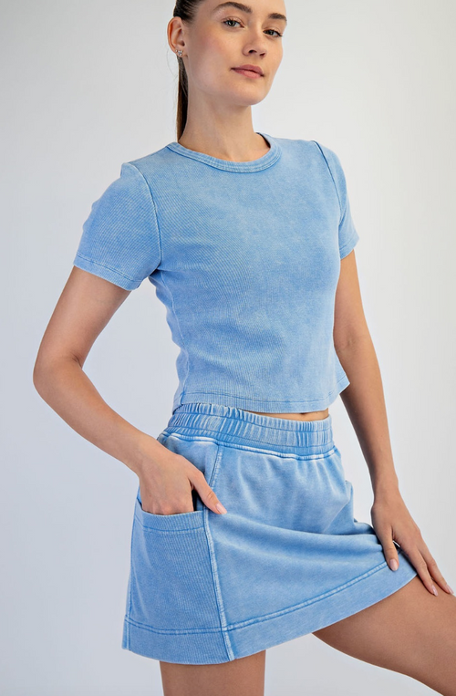 Willow Ribbed Tee