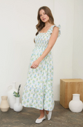 Sami Floral Tile Midi Dress