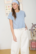 Kiyah Boxy Knit Tee