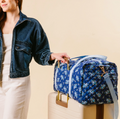 On-The-Go Quilted Weekender Bag in Endless Daydream Navy