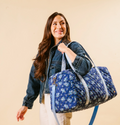 On-The-Go Quilted Weekender Bag in Endless Daydream Navy