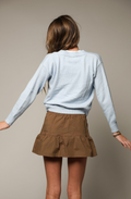 V Neck Button Down Cardigan by TENLY
