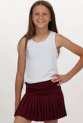 Pleated Mini Athletic Skort