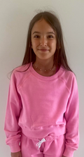 Girls Cloud Crew Neck Top by Suzette