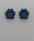 Game Day Clay Paw Earrings (5 colors)