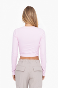Swifty Micro-Ribbed Athleisure Top