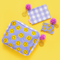 Happy Vibes Pouch by Taylor Elliott Designs