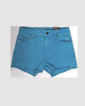Brittany Fray Shorts in Neon Blue by Tractr
