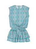 The Scottie Skirt in Island Teal by Pleat