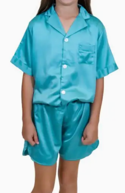 Jane Marie Kids Satin PJ Set