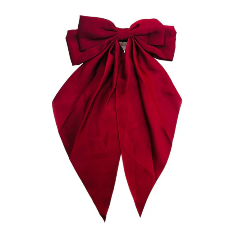 Long Tail Satin Bow