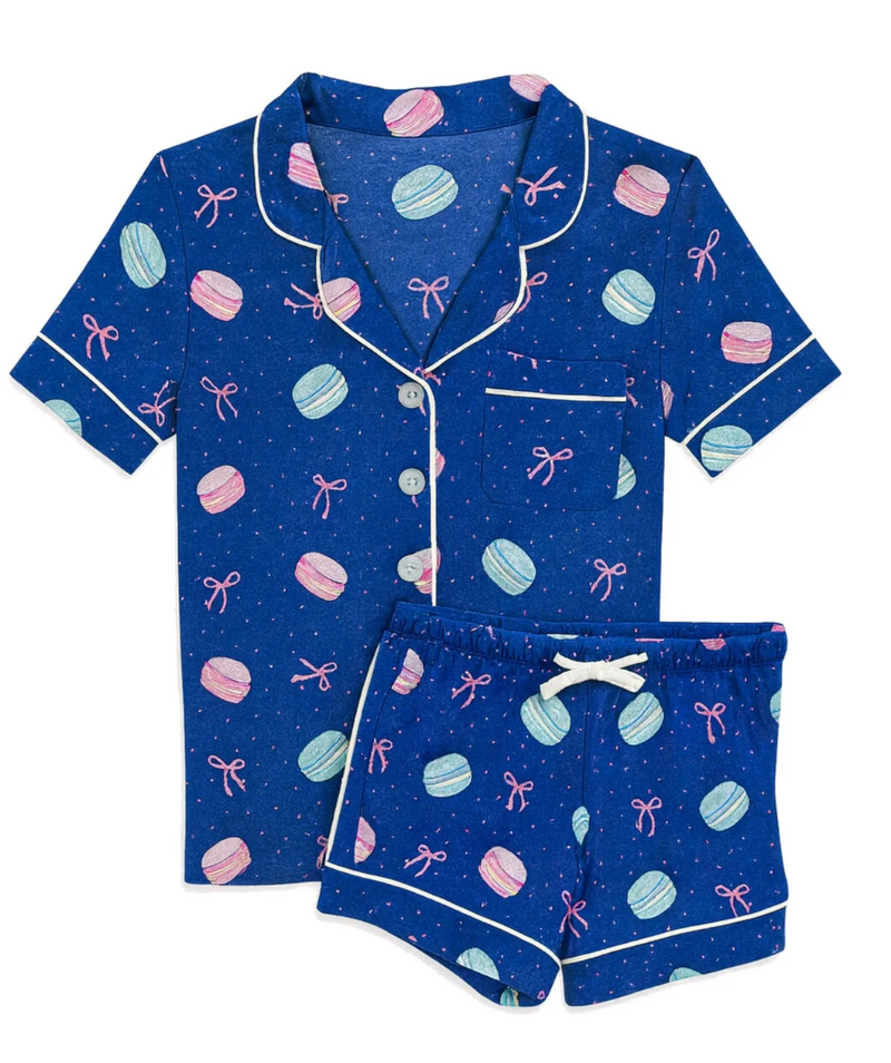 Juniors PJ Set by Katie J in Macaroons
