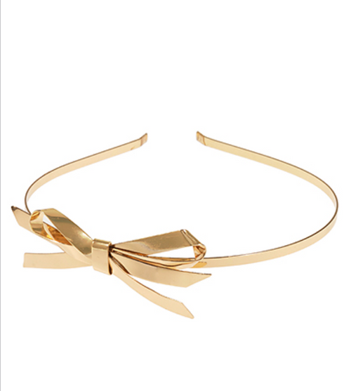 Gold Bow Headband