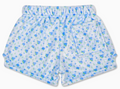 Blue Ditsy Plush Shorts by iScream