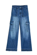 Cargo Pant in Medium Indigo by Tractr