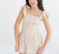 Tween Sunny Tie Top in Shabby Floral by Katie J NYC