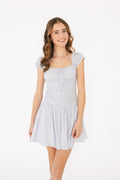 Ashley Ruched Bodice Mini Dress