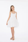Juniors Jamie Dress in Ivory by Katie J NYC