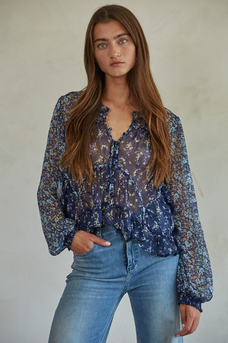 Millie Flutter Sleeve Top