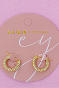 Elegant Shine Hoop Earrings