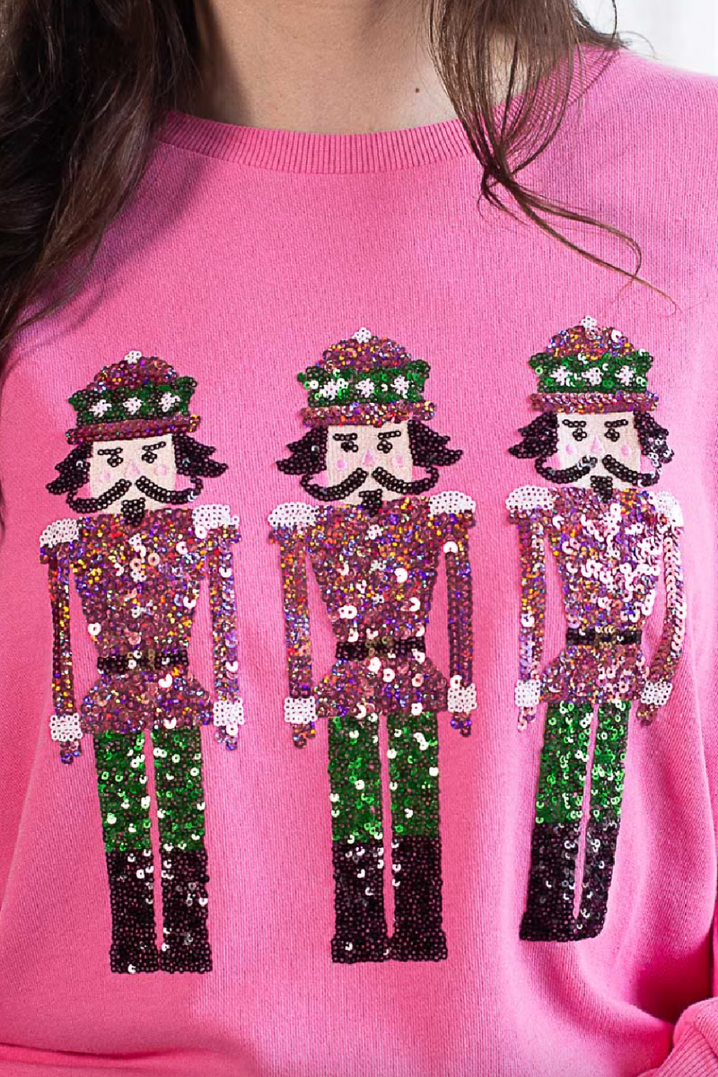 Nutcracker March Sequin Sweatshirt