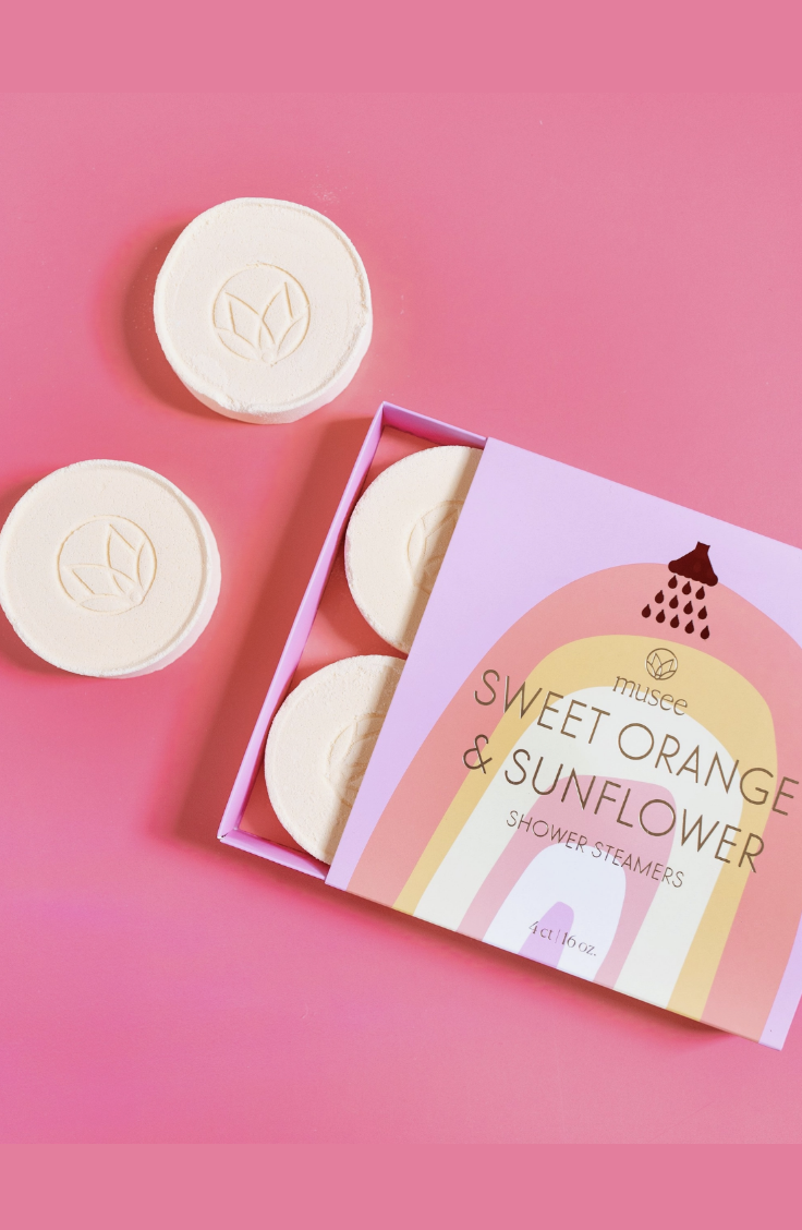 Sweet Orange & Sunflower Shower Steamers by Musee