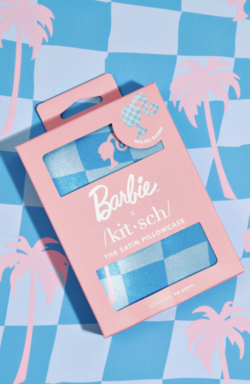 Barbie X Kitsch Satin Pillowcase - Malibu Barbie