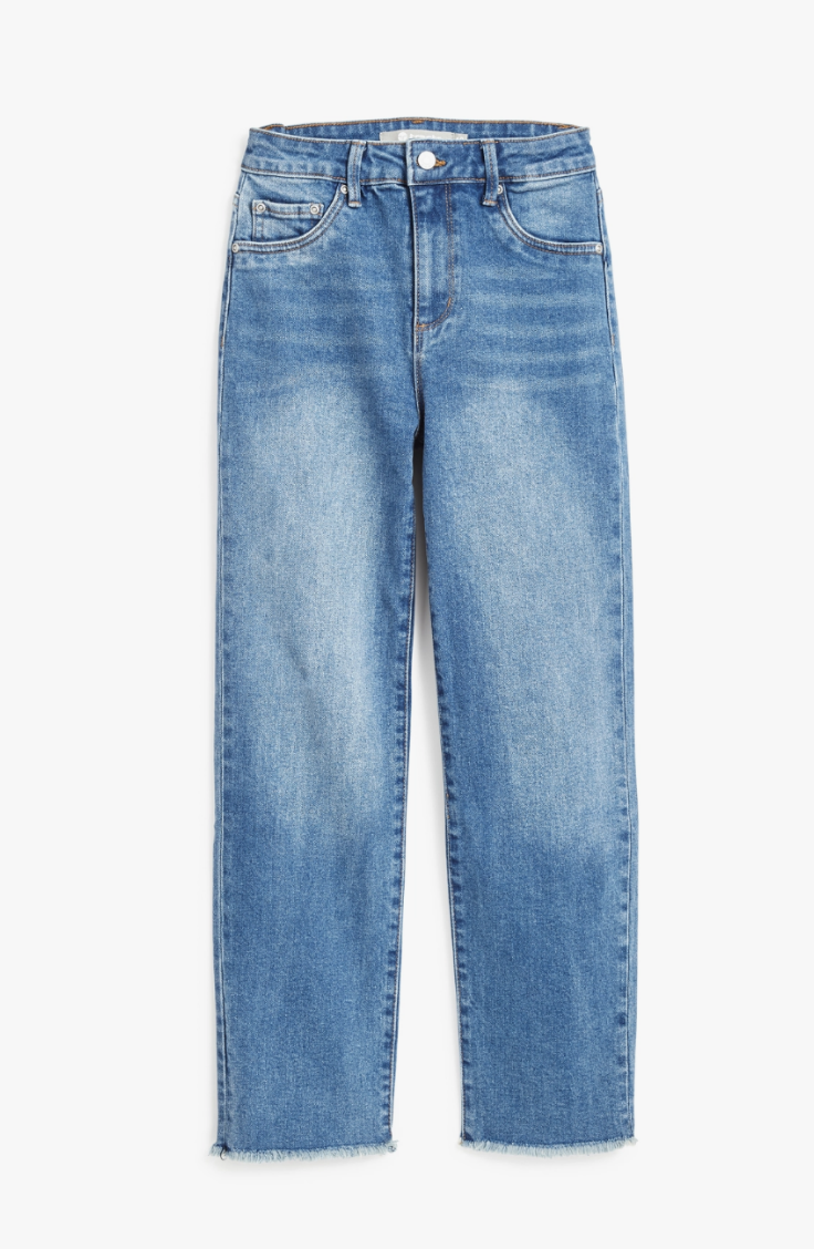 Tween High Rise Straight Leg Jean by Tractr
