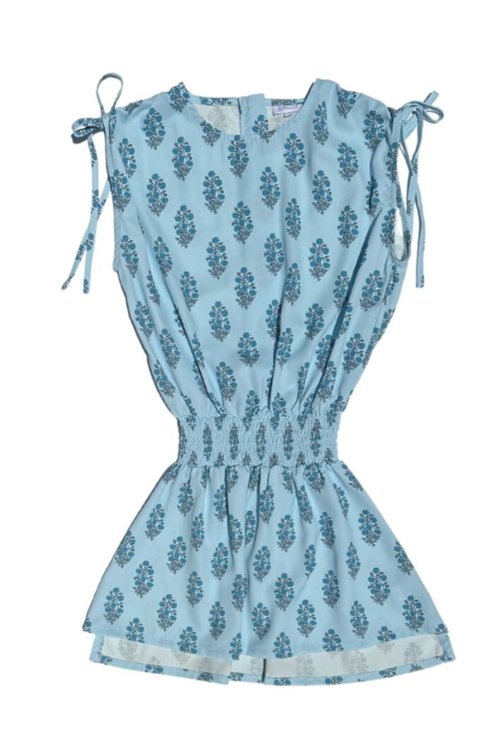 The Helen Dress in Blue by Pleat