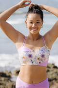 Lilac Beach Crossover Top