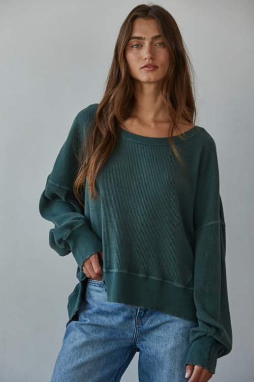 Maggie Waffle Knit Top