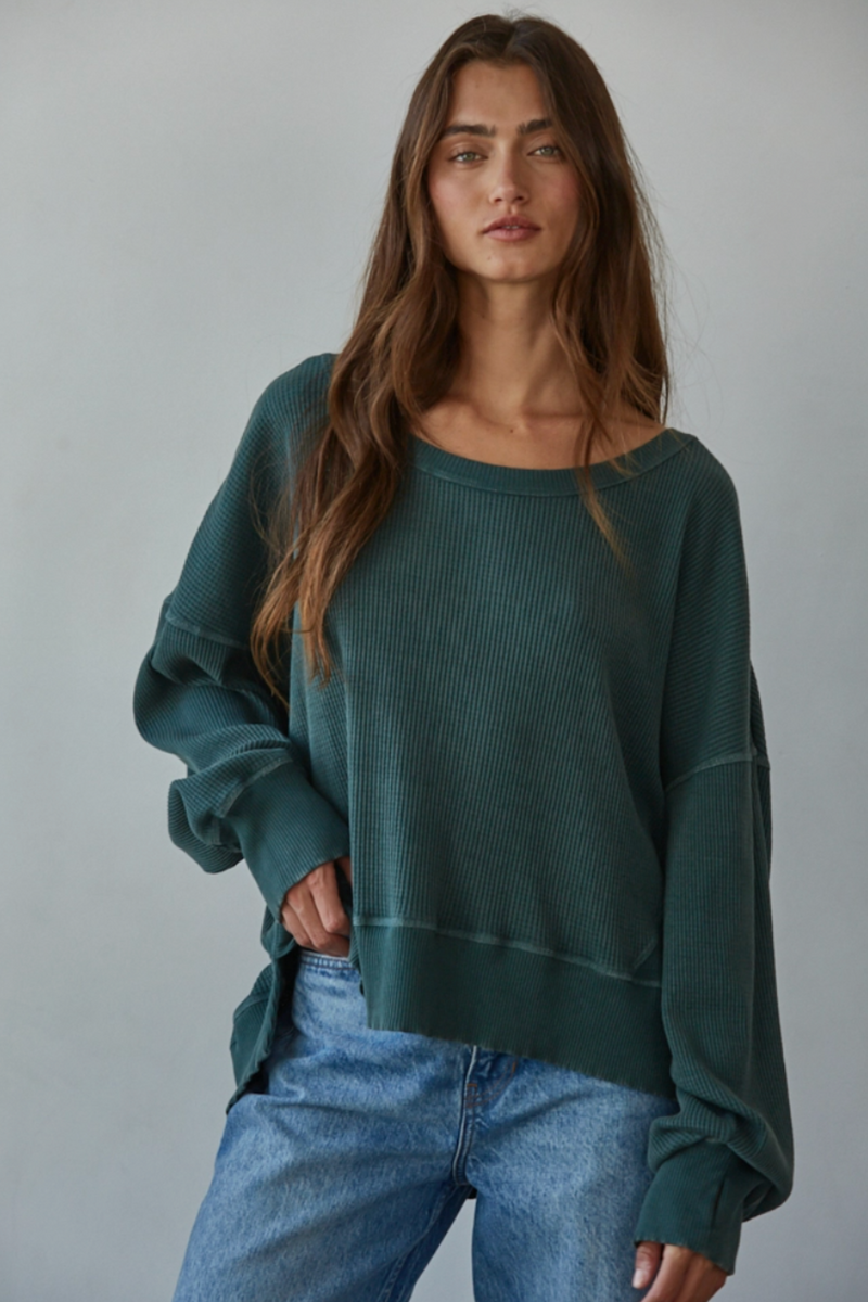 Maggie Waffle Knit Top